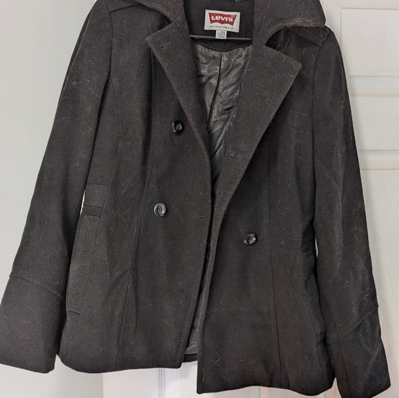 Black Levi's Peacoat - Picture 2 of 2